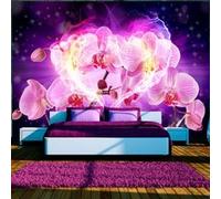 Papier peint Orchids in flames-Taille L 150 x H 105 cm Imprimé G