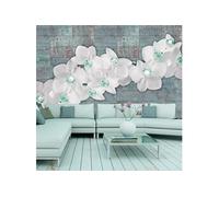 Papier peint Orchids with pearls-Taille L 200 x H 140 cm