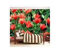 Papier peint Painted flowers-Taille L 200 x H 154 cm Imprimé