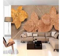 Papier peint Painted Orchids-Taille L 250 x H 175 cm Imprimé G