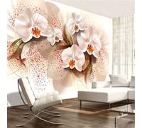 Papier Peint "Pale Yellow Orchids" 210 x 300 cm Imprimé G