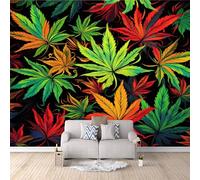 Papier Peint Panoramique 3d Feuilles D'automne Décoration murale Ambiance Automnale Riche papier peint non tissé décoration chambre TV mur salon papier peint-500x280cm