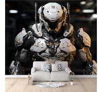 Papier Peint Panoramique 3d Mecha De Science-fiction Décoration murale Armure De Combat Mécanique papier peint non tissé décoration chambre TV mur salon papier peint-200x140cm