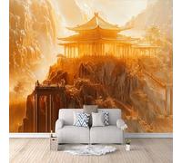 Papier Peint Panoramique 3d Pays Des Merveilles Antique Fantastique Décoration murale Asgard Sacré papier peint non tissé décoration chambre TV mur salon papier peint-150x105cm