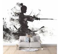 Papier Peint Panoramique 3d Personnages D'arts Martiaux Décoration murale Peinture à L'encre papier peint non tissé décoration chambre TV mur salon papier peint-100x70cm