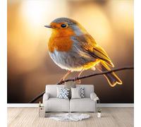 Papier Peint Panoramique 3d Robin Intelligent Décoration murale Un Symbole D'amour Ardent papier peint non tissé décoration chambre TV mur salon papier peint-300x210cm