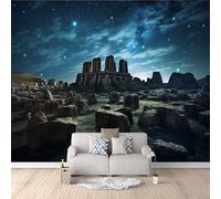 Papier Peint Panoramique 3d Ruines De Pierre Décoration murale Architecture Mégalithique papier peint non tissé décoration chambre TV mur salon papier peint-500x280cm