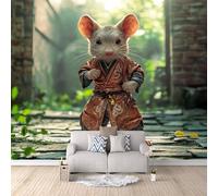 Papier Peint Panoramique 3d Souris Décoration murale Animation De Dessins Animés papier peint non tissé décoration chambre TV mur salon papier peint-100x70cm