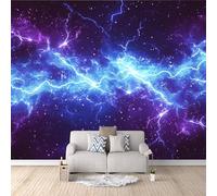 Papier Peint Panoramique 3d Univers Ciel étoilé Décoration murale Entrelacement De Foudre papier peint non tissé décoration chambre TV mur salon papier peint-250x175cm