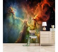 Papier peint panoramique autocollant Bellissimo cielo stellato - intissé - 366x256cm - Tableaux Muraux Tapisserie Photo Style Univers Fantastique - Pose Facile & Amovible sans Trace-2034