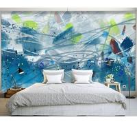 Papier Peint Panoramique Bloc De Couleur Abstrait Papier Peint 3D Tapisserie Murale Décoration Chambre Salon -songqians-17238-300cmx210cm