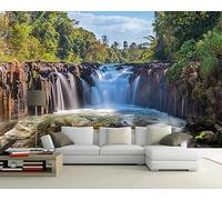 Papier Peint Panoramique Cascade Nature 400x280cm Papier Peint 3D Intissé Tapisserie Poster Chambre Salon Decoration Murale -MIWEI Wallpaper-ZXY-29636
