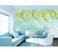 Papier Peint Panoramique Coquille D'Herbe D'Eau Verte Papier Peint 3D Tapisserie Murale Décoration Chambre Salon -songqians-17145-430cmx300cm