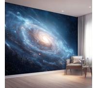 Papier Peint Panoramique Fantastique Univers Décoration Murale 350 x 256cm | Géant 3D Papier Peint Intissé pour Salon Chambre Salle à Manger Chambre d'Enfant, Espace Galaxie Nébuleuse Poster
