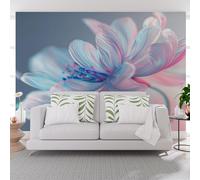 Papier Peint Panoramique Fleurs D'Aquarelle Onirique Papier Peint Intissé Poster Mural xxl Plantes Et Fleurs Oniriques Poster Geant Mural pour Salon Chambre Décoration Murale 500x280cm(L x H)