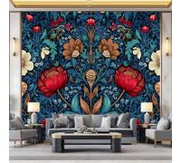 Papier Peint Panoramique Fleurs De Vigne Abstraites 500x280 cm Papier Peint Intissé Mural, Poster Geant Mural 3D, pour Salon Chambre d'enfants restaurant Décoration Murale