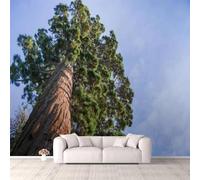 Papier Peint Panoramique Grand Arbre 150x105 cm 3D Papier Peint Intissé Paysages Végétaux Photo Trompe l'oeil Poster Grand Mural Salon Chambre Enfant Chambre Décoration Murale a-4353