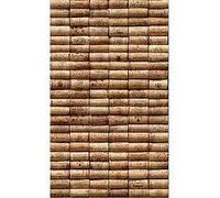 Papier peint panoramique intiss?, papier intiss?, vintage photo rustique d'une collection de bouchons en li?ge, 250 cm X 150 cm
