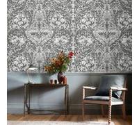 Papier peint panoramique intissé African marigold gris L.4000 x l.250cm William Morris