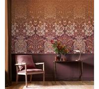 Papier peint panoramique intissé Blackthorn plums pourpre L.4000 x l.250cm William Morris