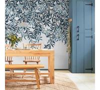 Papier peint panoramique intissé Willow bough bleu L.4000 x l.250cm William Morris