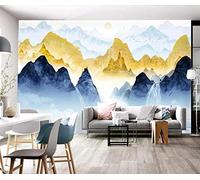 Papier Peint Panoramique Jinshan Blue Mountains Flying Birds Papier Peint Intissé 3D Tapisserie Poster Murale Décoration Chambre Salon -LIWALLPAPER- 300cmx210cm