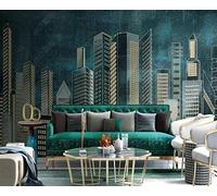 Papier Peint Panoramique Lignes Architecture Urbaine 310x250cm Papier Peint 3D Intissé Tapisserie Poster Chambre Salon Decoration Murale -MIWEI Wallpaper-ZXY-06485