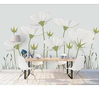 Papier Peint Panoramique Lignes De Fleurs 350x250cm Papier Peint 3D Intissé Tapisserie Poster Chambre Salon Decoration Murale -MIWEI Wallpaper-ZXY-41640