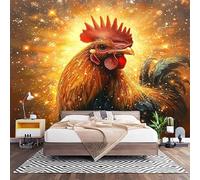Papier Peint Panoramique Murale Animal Grosse Bite 450x315 cm Papier Peint Intissé LumièRe DoréE Des éToiles Taille Personnalisée Grandes Poster Mural Photo Muraux pour Salon, Bureau, Décor Fond TV