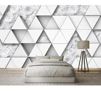 Papier Peint Panoramique Origami Fleurs 450x300cm Papier Peint 3D Intissé Tapisserie Poster Chambre Salon Decoration Murale -MIWEI Wallpaper-ZXY-10935