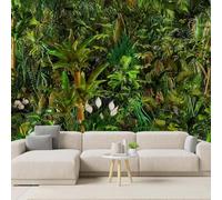 Papier peint panoramique palmier paradis vert - Made in France - 364x270
