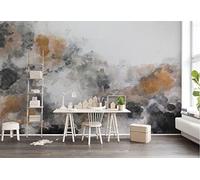 Papier Peint Panoramique Peinture À L'Huile Aquarelle Texture Fumée 300x210cm Papier Peint 3D Intissé Tapisserie Poster Chambre Salon Decoration Murale -MIWEI Wallpaper-ZXY-40261