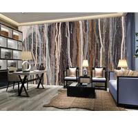 Papier Peint Panoramique Peinture À L'Huile Texturée Abstraite 450x300cm Papier Peint 3D Intissé Tapisserie Poster Chambre Salon Decoration Murale -MIWEI Wallpaper-ZXY-44136