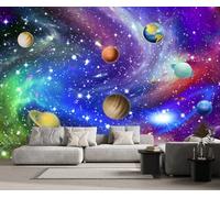 Papier Peint Panoramique Planète Cosmique Terre Papier Peint 3D Tapisserie Decoration Poster Murale Chambre Salon -MW254846-380cmx260cm