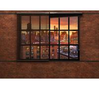 Papier peint panoramique - Sanders & Sanders - Brique de Brooklyn - Marron - 368 x 254 cm - Écologique