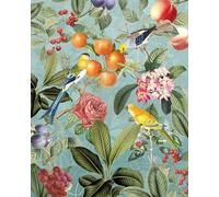 Papier peint panoramique sur intissée de Komar - Birds and Berries - Taille: 200 x 250 cm