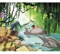 Papier Peint - Jungle Book Swimming with Baloo 368x254cm - Papier, Multicolors G