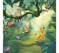 Papier Peint panoramique sur Papier de Komar - Disney Lion King Jungle - Taille: 368 x 254 cm