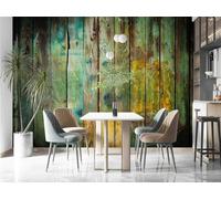 Papier Peint Panoramique Texture bois couleur abstraite, 350x250cm Papier Peint Photo Mural, Poster Tapisserie Mural Personnalisé 3D Pour Salon Chambre Décoration Murale