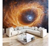 Papier Peint Panoramique Univers Galaxie 366x254 cm Poster Murale 3D Espace Planètes Tapisserie Photo Peinture Murale,Papier Peint Intissé Fresque pour Salon Chambre Toile Fond TV