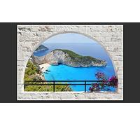 Papier Peint Panoramique Vue Sur La Mer 150x105 cm Papier Peint Intissé 3D Paysage Naturel Muraux Tapisserie Photo Décoration Murale Poster Mural XXL pour Chambre Salon 194-ABC