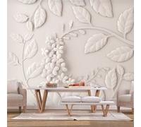 Papier Peint "Paper Flowers Cream" 245 x 350 cm G