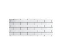 Papier peint Papier peint adhésif imitation brique blanche for placards de cuisine, imperméable et résistant à l'huile, 40 cm, aux hautes températures. Adhésif for la maison pour meuble(40cmX2000cm)