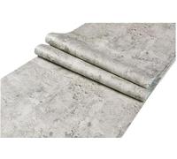 Papier Peint Papier peint auto-adhésif imperméable gris ciment, papier de Contact for comptoir, cuisine, salle bains, meubles rénovation(Gray White,60x500cm)