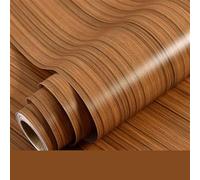 Papier peint Papier peint autocollant en grain de bois, papier contact imperméable for salon, cuisine, rénovation meubles, PVC à décoller et coller pour la Décoration(Deep wood Wallpaper,40cm x 8m)