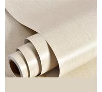 Papier peint Papier peint autocollant en grain de bois, papier contact imperméable for salon, cuisine, rénovation meubles, PVC à décoller et coller pour la Décoration(White Oak Wallpaper,40cm x 1m)