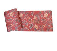Papier Peint Papier Peint Intissé Chambre Salon Fond Mur Entrée Motif Fleur Et Oiseau Style Chinois Papier Peint Non Autocollant Rouge
