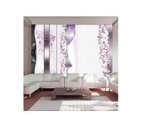 Papier peint Parade of orchids in violet-Taille L 400 x H 280 cm Imprimé