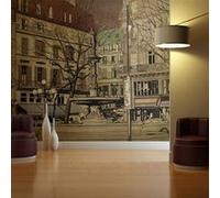 Papier peint Parisian fountain-Taille L 450 x H 270 cm Imprimé G