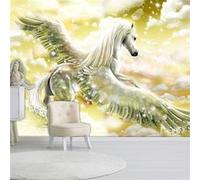 Papier peint - Pegasus (Yellow) - 300x210 Artgeist (60058)